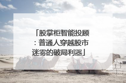 股掌柜智能投顾：普通人穿越股市迷雾的破局利器